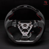 Revolve carbon fiber Flat Customized Sport Universal LED Steering Wheel NISSAN 350Z - revolvesteering